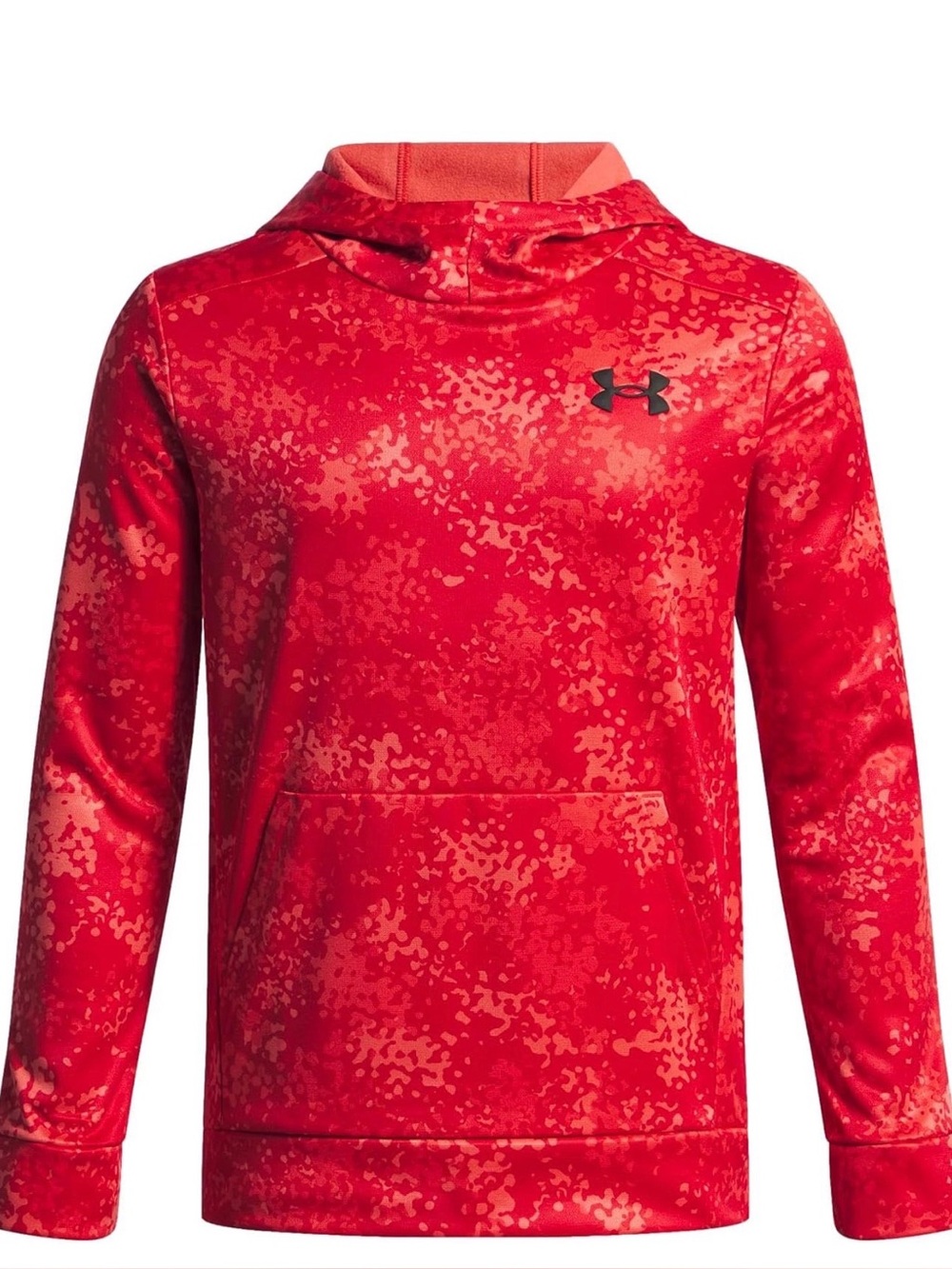 Under Armour Red Fleece Pullover Hoodie/E153